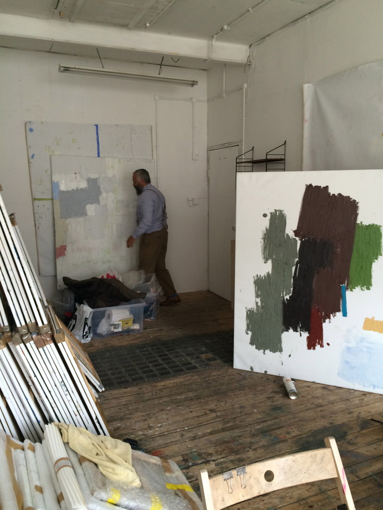 Humberto Poblete-Bustamante in his East London studio