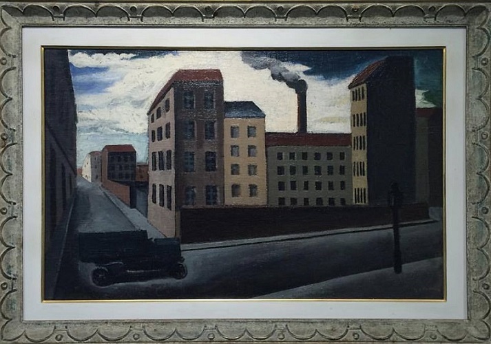 Mario Sironi, Paesaggio urbano, 1920, Collezione privata