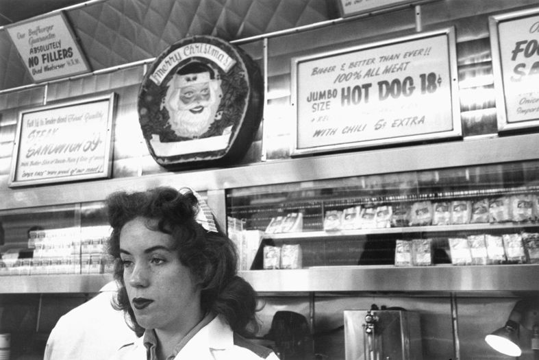 Robert Frank, Ranch market, Hollywood, 1955-56 © Robert Frank da Gli Americani 